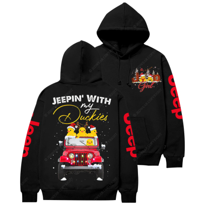Duckies Jp Christmas Jp Casual Hoodie