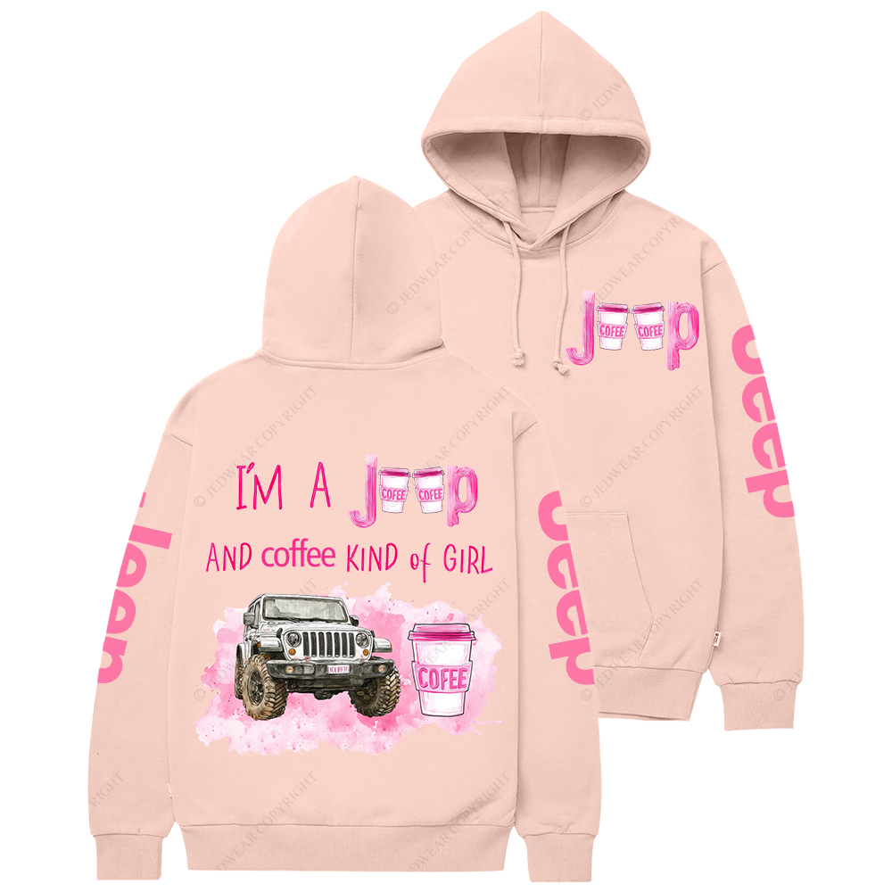 I‘m A Car And Coffee Kind Of Girl Jp Casual Hoodie