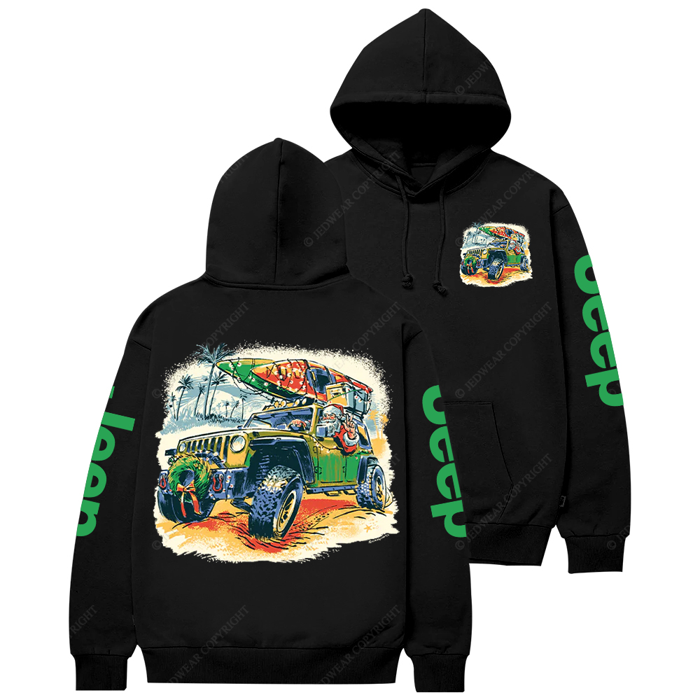 Santa Goes Anywhere Jp Casual Hoodie