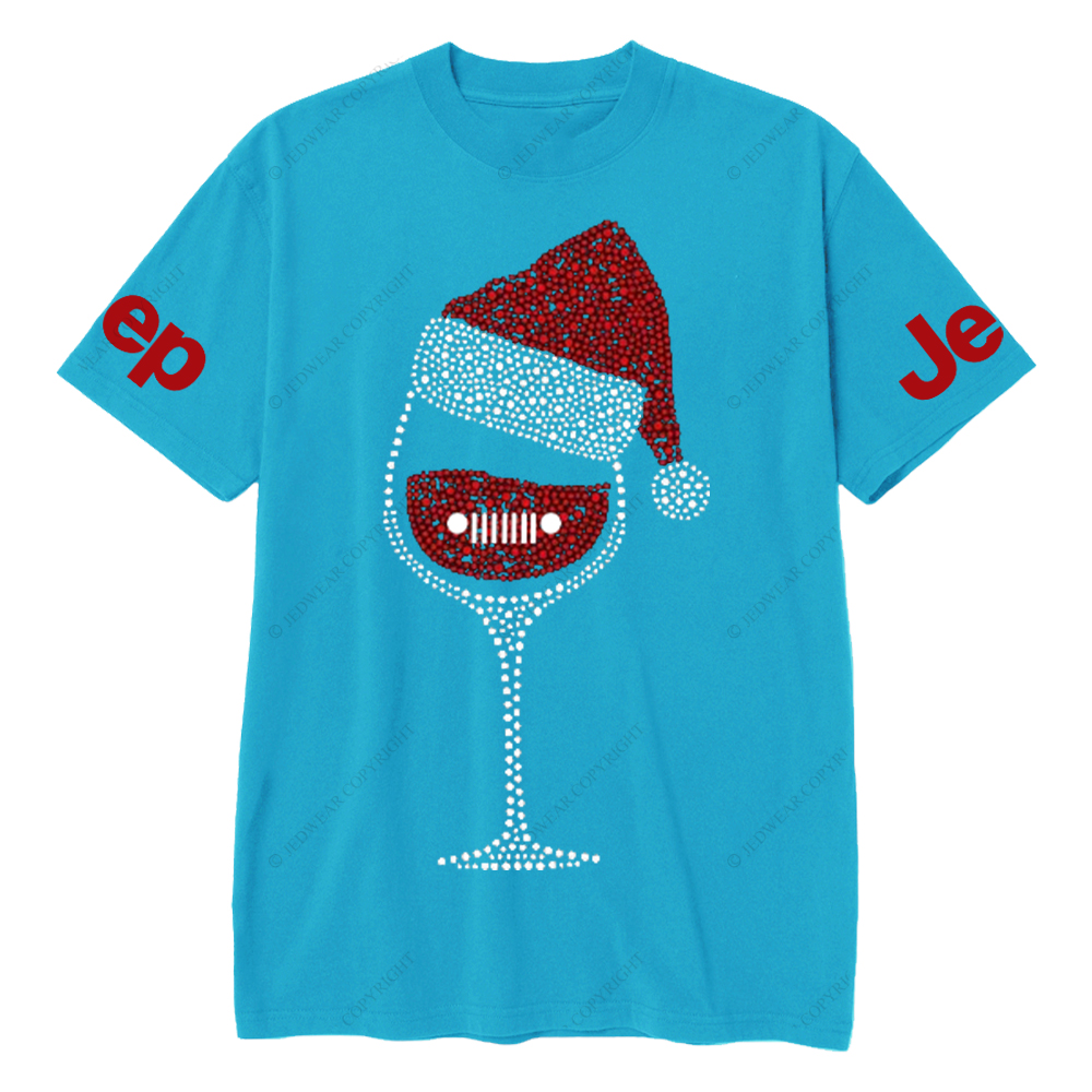 Bling Glowing Wine Glasses Jp T-Shirt
