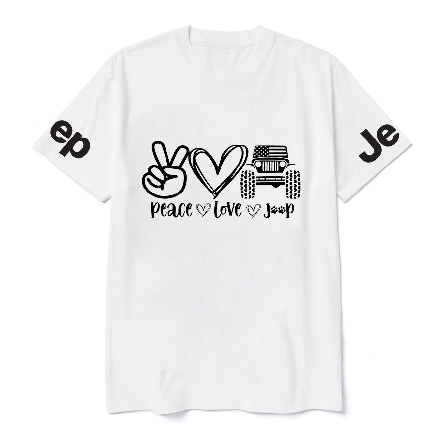 Love and Peace and Cars Jp T-Shirt