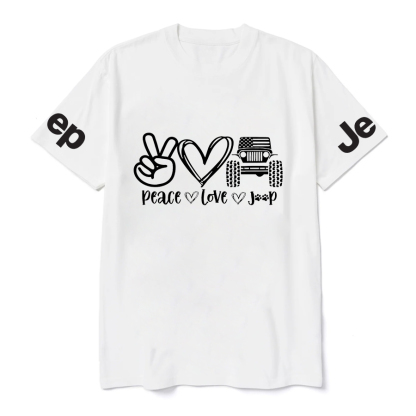 Love and Peace and Cars Jp T-Shirt