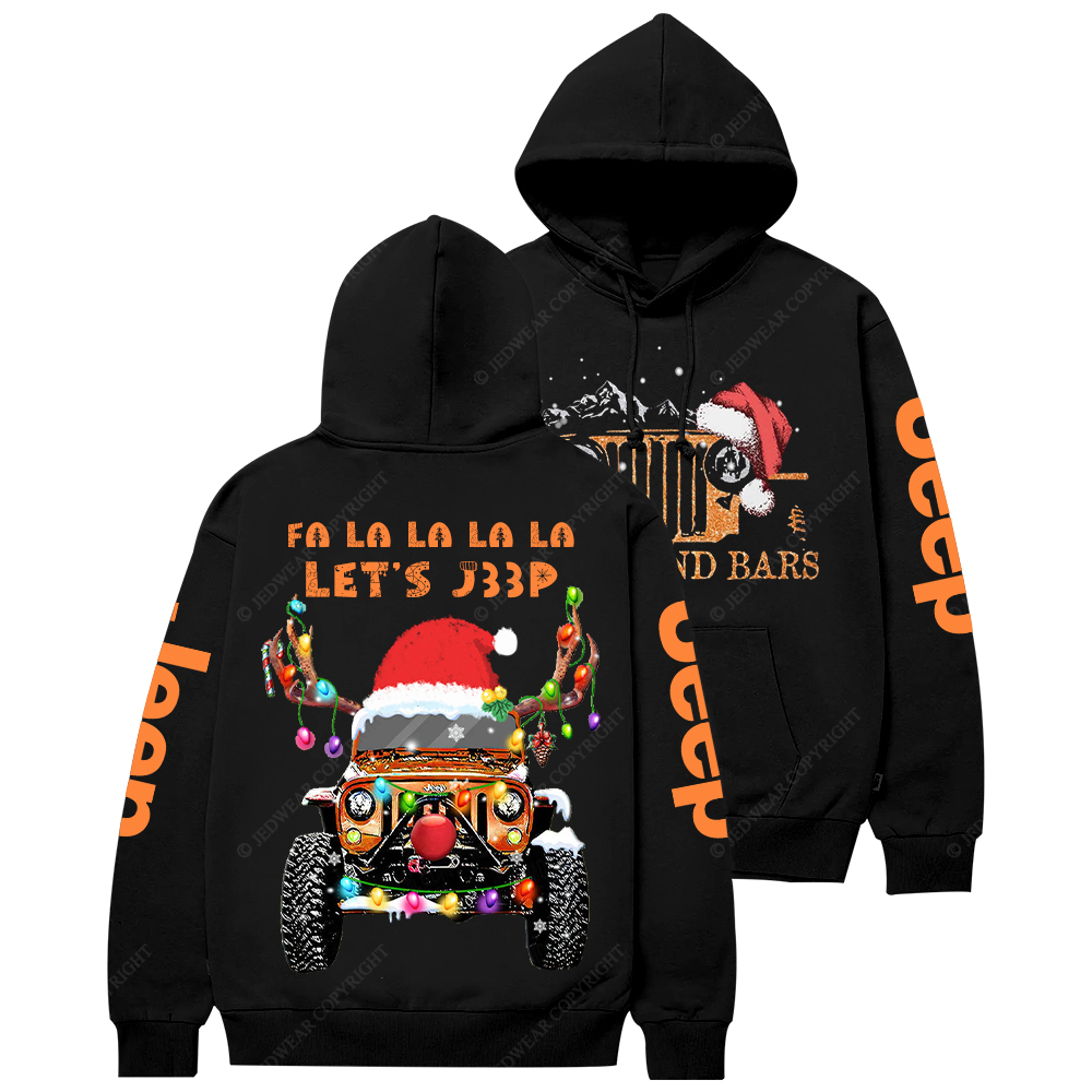 Merry Christmas Fa La La La La Let’s Jp Casual Hoodie