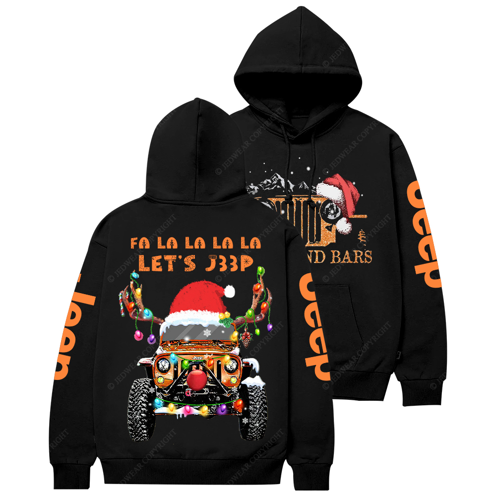 Merry Christmas Fa La La La La Let’s Jp Casual Hoodie
