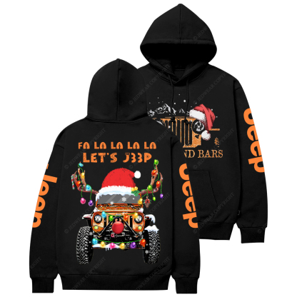 Merry Christmas Fa La La La La Let’s Jp Casual Hoodie