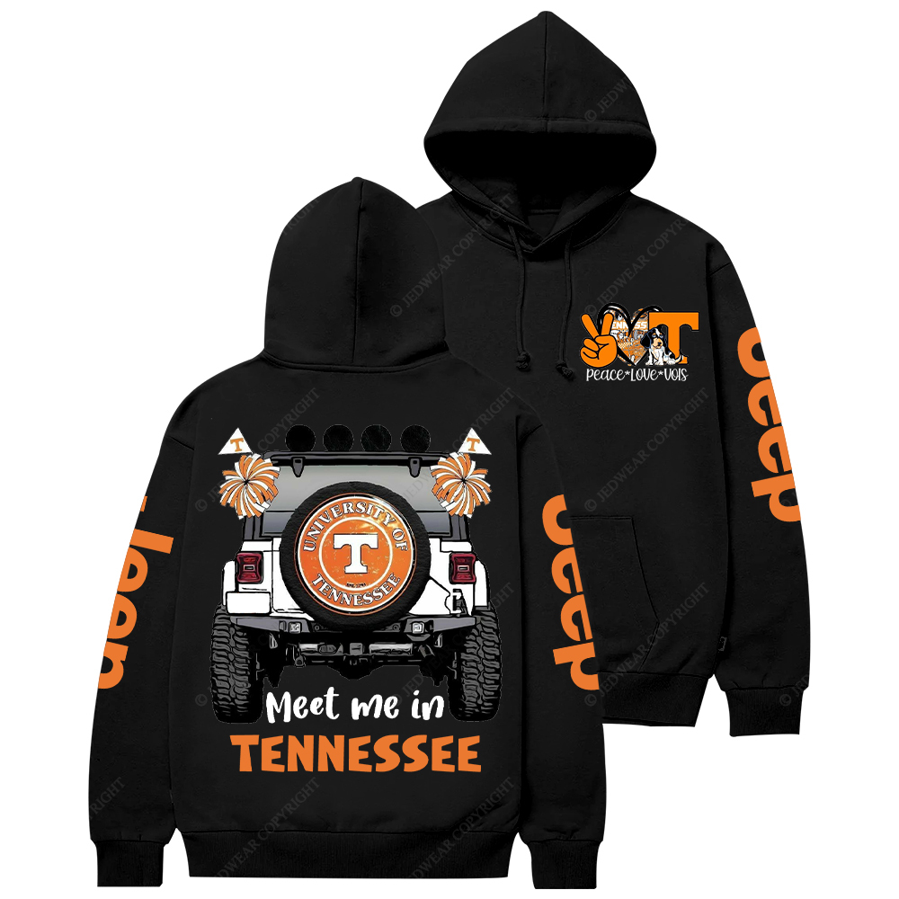 Meet Me In Tennessee Football Jp Casual Hoodie