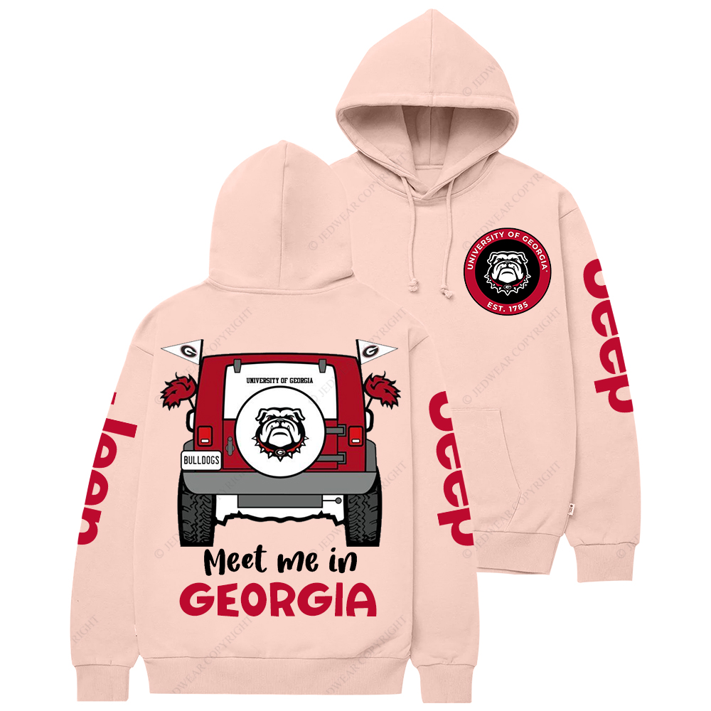 Georgia Bulldogs Football Jp Casual Hoodie
