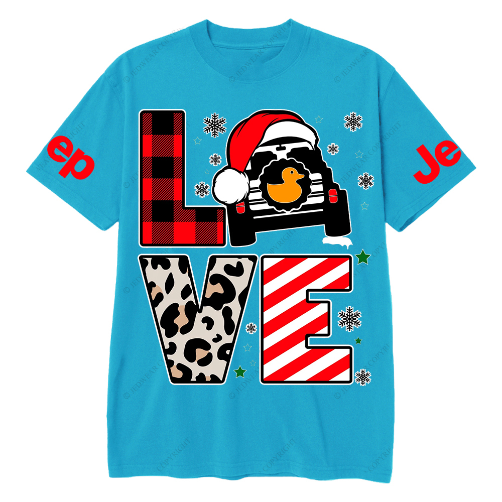 Merry Christmas Duck Snow Jp T-Shirt