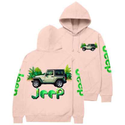Pixel Outdoor Off-Road Vehicle Jp Casual Hoodie