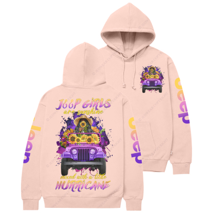 Jp Girls Are Sunshine Mixed With A Little Hurricane Jp Casual Hoodie