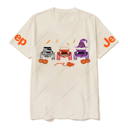 Jp Pumpkin Halloween Skull Bat Clown T-Shirt