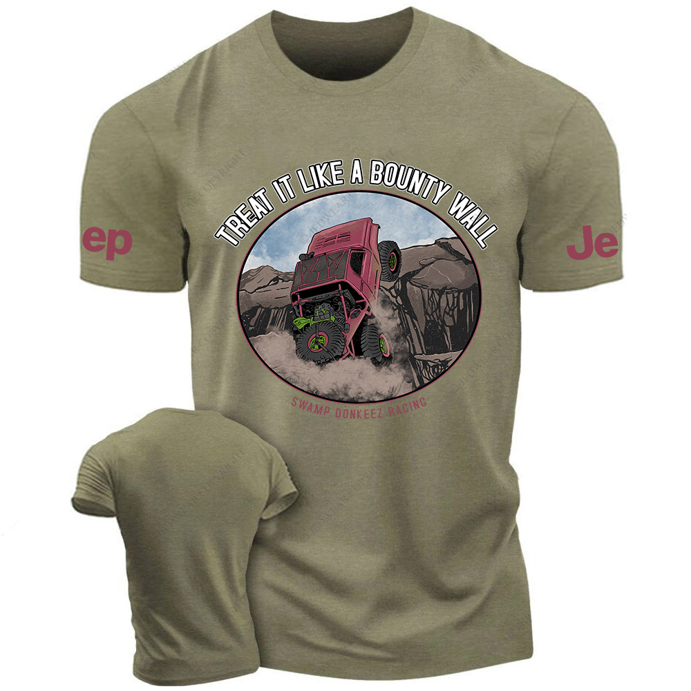Treat It Like A Bounty Wall Swamp Donkeez Racing Jp T-Shirt