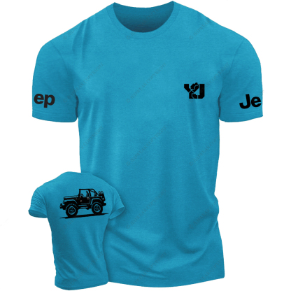 Jp YJ Car Model Front And Rear Design  Jp T-Shirt