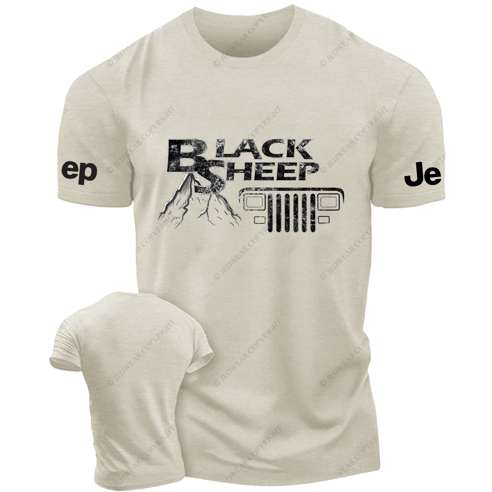 Jp Black Sheep Mountains Silhouette  Jp T-Shirt