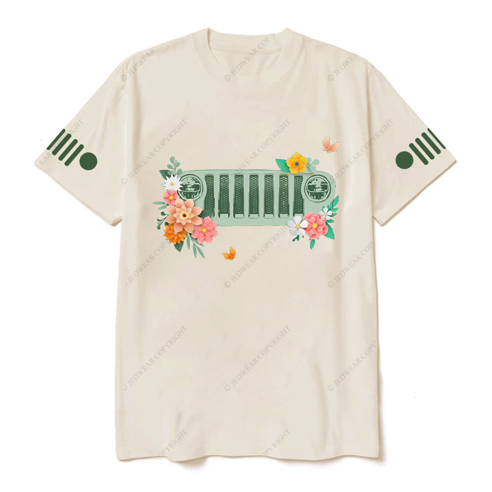 Colorful  Flower Leaves T-Shirt