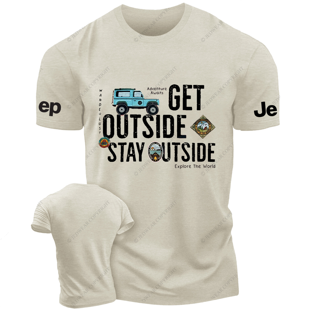 Explore The World Adventure Awaits  Get Outside Jp T-Shirt