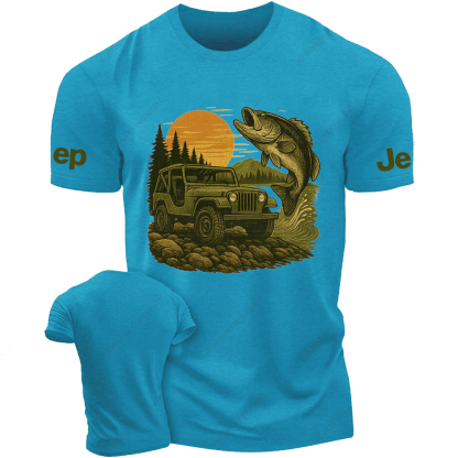 Angler Outside Mountain Fishing Jp T-Shirt