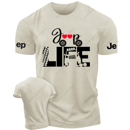 Love Life Wheel Tracks Jp T-Shirt