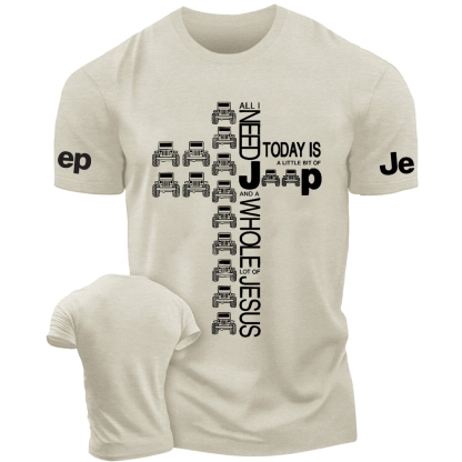 Religion Cross All I Need Jp And A Whole Lot Of Jesus Jp T-Shirt