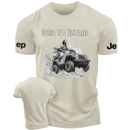 Religion Cross Jesus Roads Less Traveled Jp T-Shirt