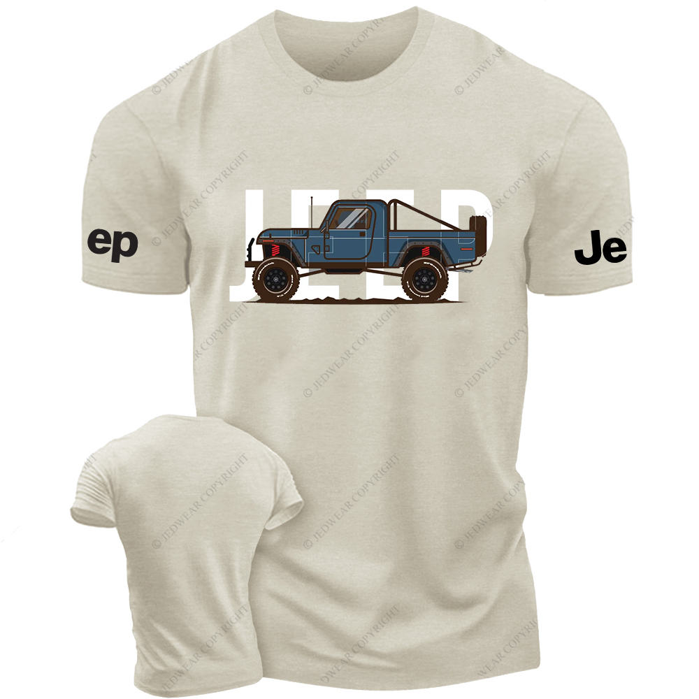 Blue Vintage Dump Truck Retro Style Jp T-Shirt