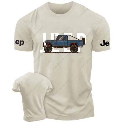 Blue Vintage Dump Truck Retro Style Jp T-Shirt