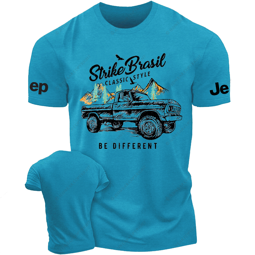 Strike Brasie Classic Style Be Different Stick Figure Line Art Jp T-Shirt