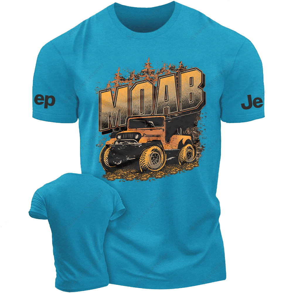 Moab Adventure Orange  Vehicle Driving On The Road Jp T-Shirt
