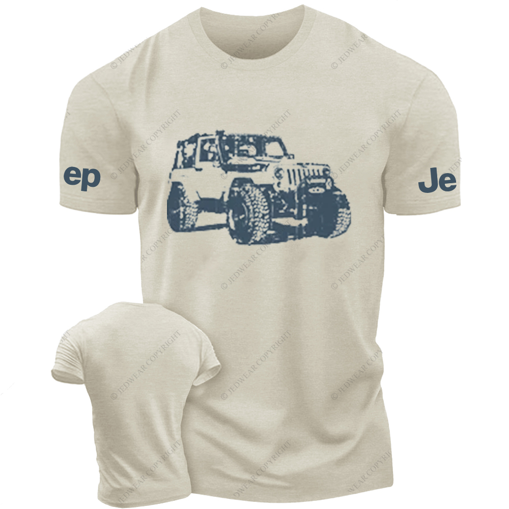 Hand-Painted Four-Wheeled Vehicle Jp T-Shirt