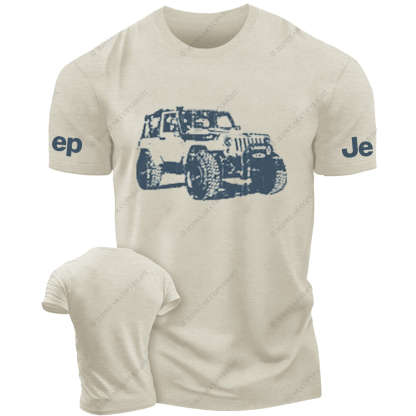 Hand-Painted Four-Wheeled Vehicle Jp T-Shirt