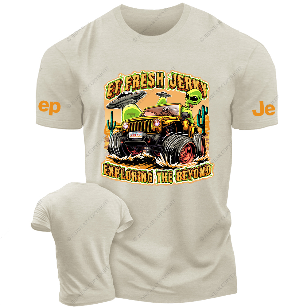 Cartoon Alien ET Fresh Jerky Exploring The Beyond Jp T-Shirt