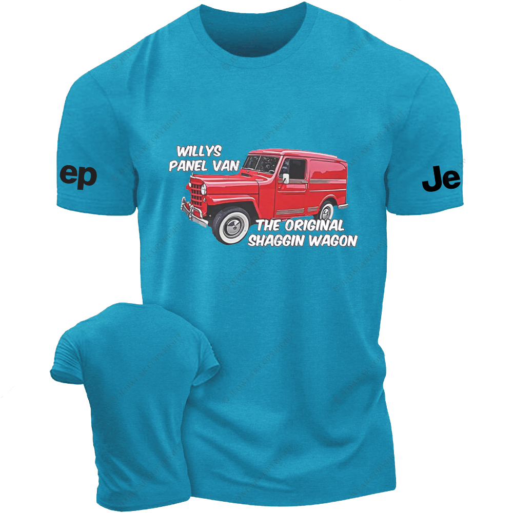 The Original Shaggin Wagon Willys Panel Van Jp T-Shirt