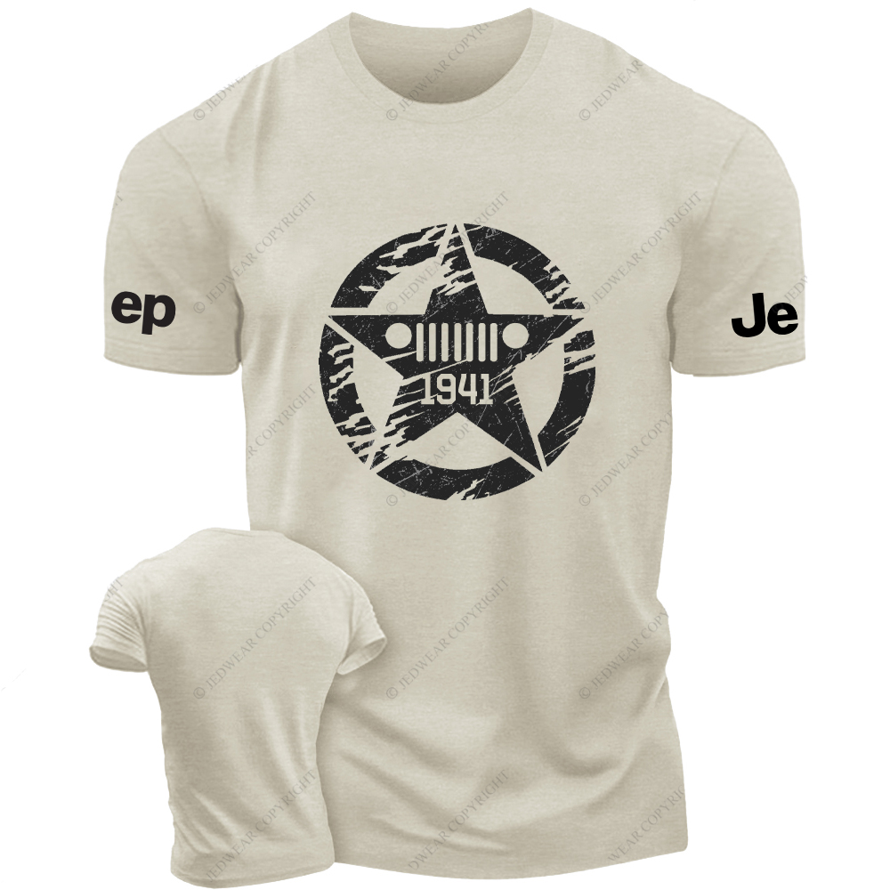 Military Star Since 1941 Vintage Style Jp T-Shirt