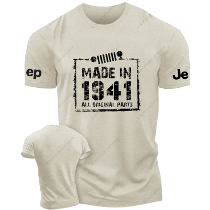 Made In 1941 All Original Parts Vintage Style Jp T-Shirt