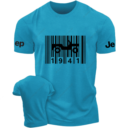 Barcode Created Time Since 1941 Vintage Style Jp T-Shirt