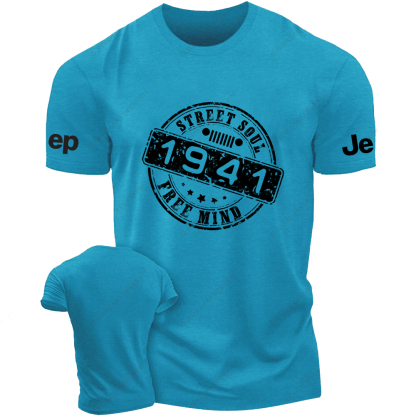Street Soul Free Mind Created Time Since 1941 Vintage Style Jp T-Shirt