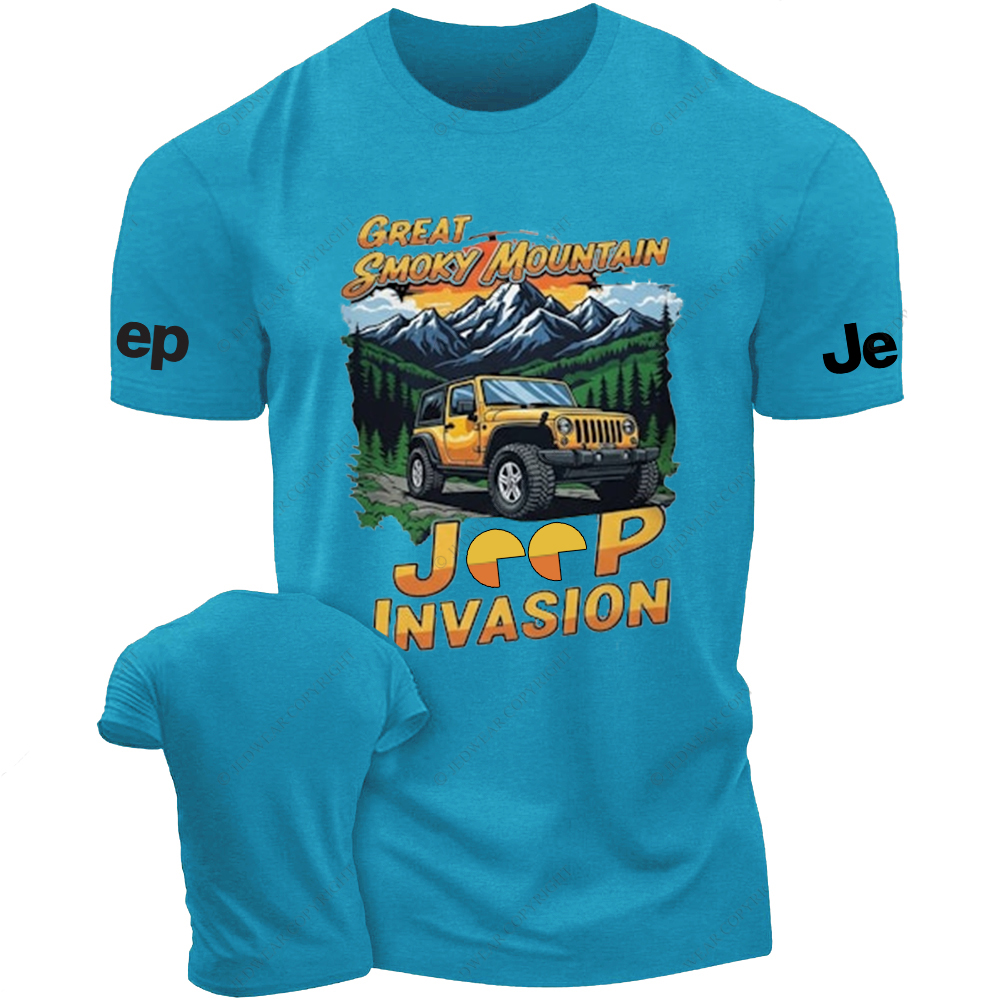 Great Smoky Mountain  Invasion Sun Tree Vintage Style Jp T-Shirt