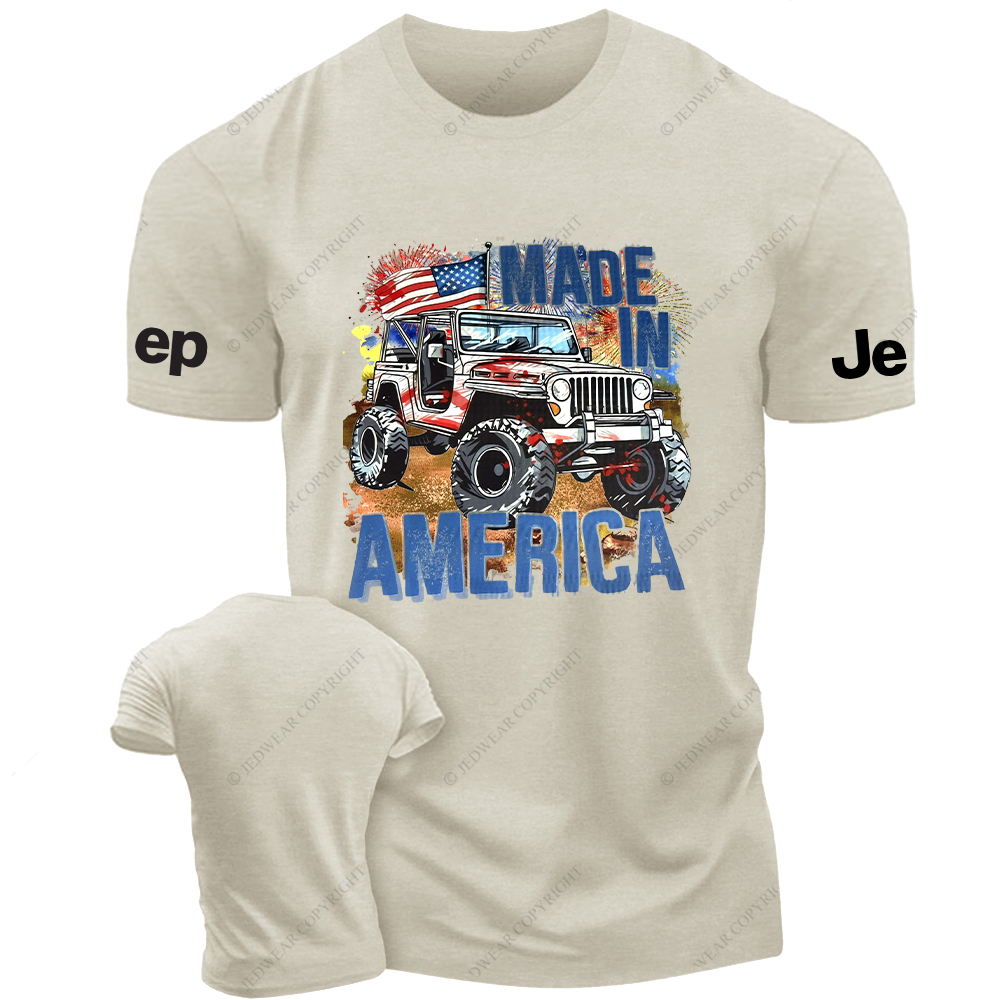 American Flag Fireworks Made In America  Jp T-Shirt