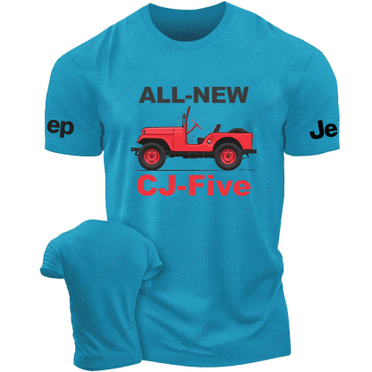 All New CJ-Five Red Off-Road Vehicle Jp T-Shirt