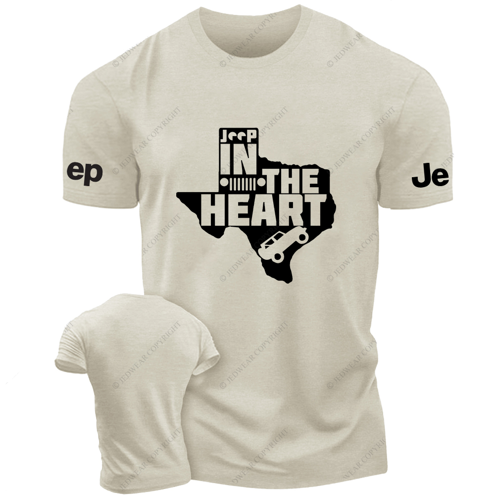 Jp In The Heart Map Jp T-Shirt