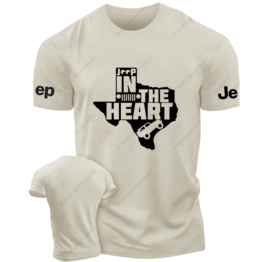 Jp In The Heart Map Jp T-Shirt