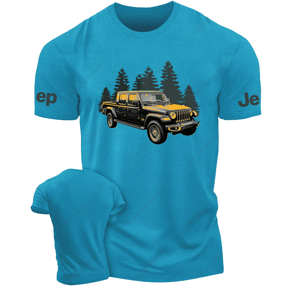 Jp Yellow Truck Tree Jp T-Shirt