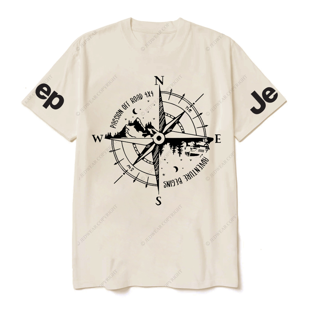 Passon Off Road Adventure Begins Compass JP T-Shirt