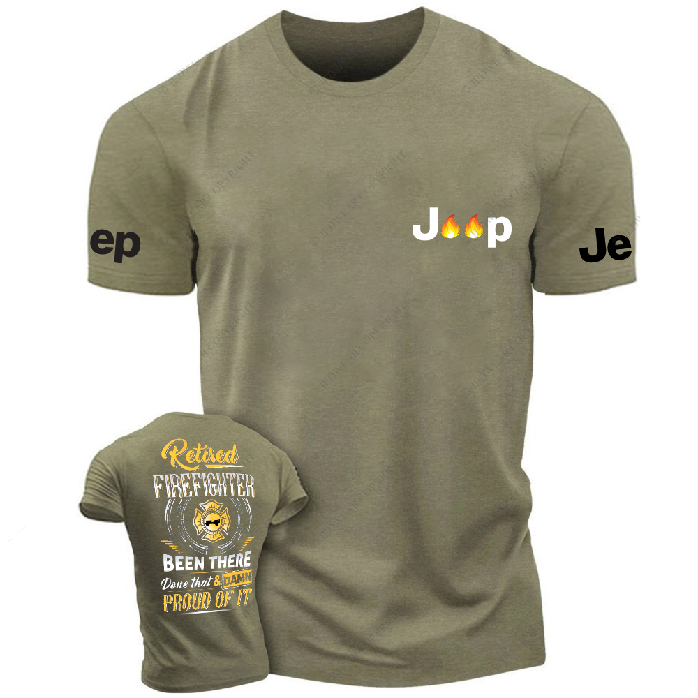 Retired Firefighter Hoodie Show Your Pride and Support Jp T-Shirt