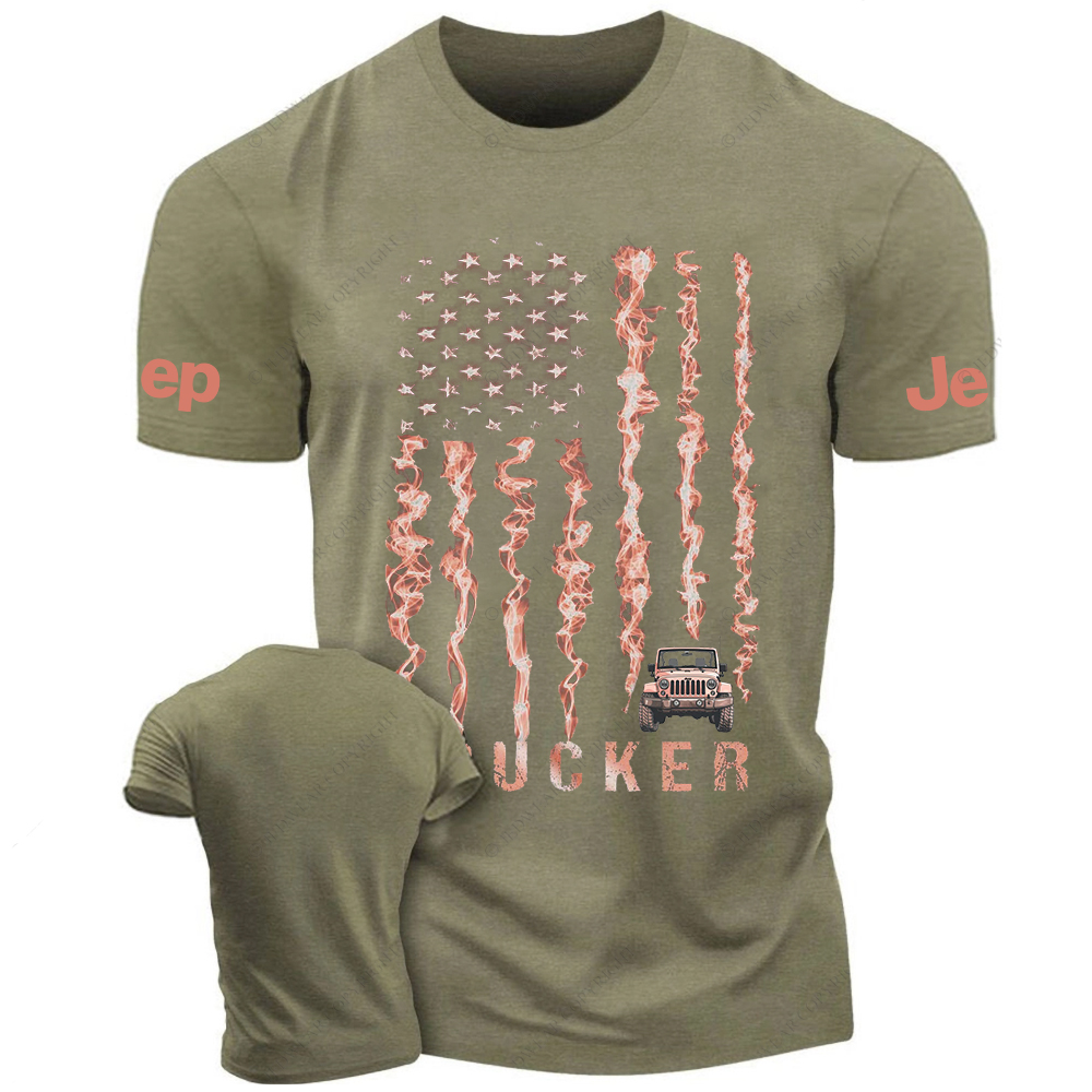 Smoky Flag Trucker Apparel Jp T-Shirt