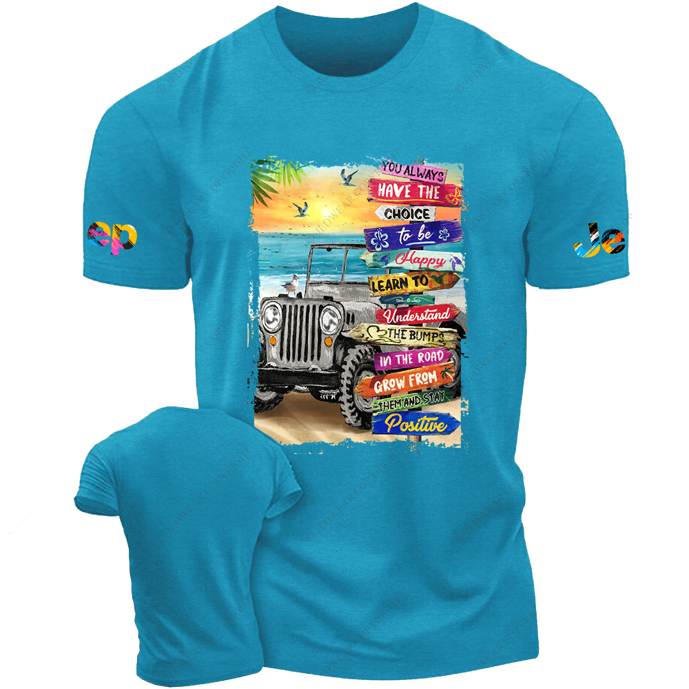 Summer Beach Grey Road Signs Jp T-Shirt