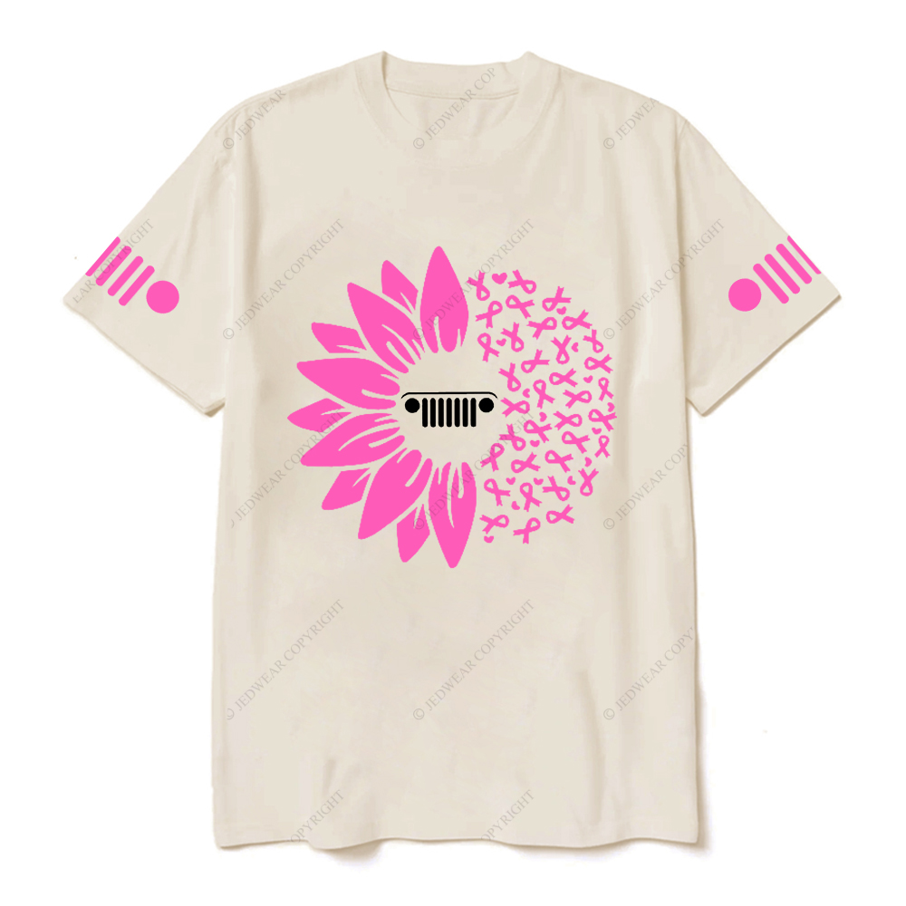 Breast Cancer Awareness Sunflower Jp T-shirt