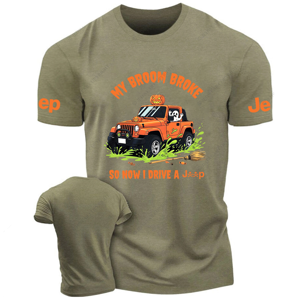 Halloween My Broom Broke So Now I Drive A CarJp T-Shirt