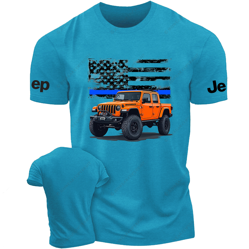 American Flag The Blue Line Honcho Jp T-Shirt