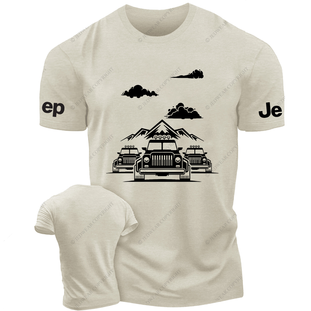 Minimalist Car Black And White Sketch Jp T-Shirt
